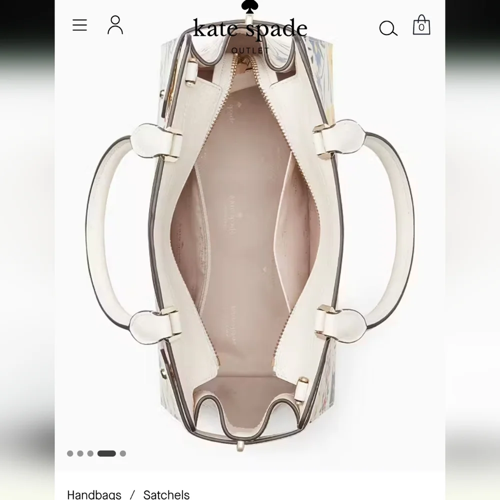 💥SALE💥 Kate Spade Garden Bouquet Medium Satchel – NWT - Picture 6 of 10